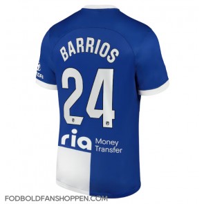 Atletico Madrid Pablo Barrios #24 Udebanetrøje 2023-24 Kortærmet